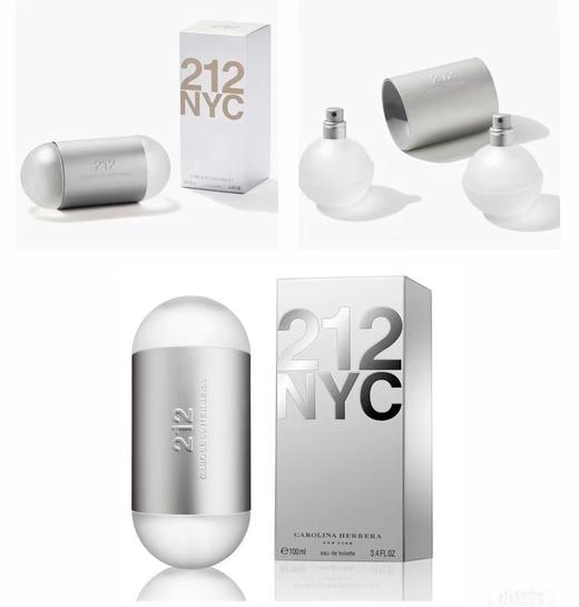 D082534白色212双头香水100ml简约时尚可作为摆件创意十足 商品图3