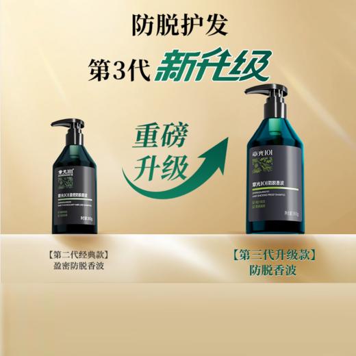 热卖中！！【科学防脱50年 国妆特字】章光101防脱香波洗发水 360g/瓶 买2瓶装送8g*5袋旅行装！ 商品图3