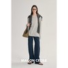 MAISON CECILE 三色/经典实穿主义复古随性直筒显瘦牛仔裤 商品缩略图2