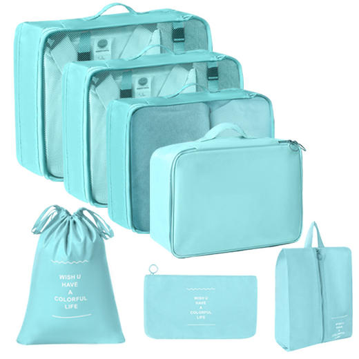国庆出游【旅行收纳袋】七件套装衣服整理打包袋 旅游行李箱衣物内衣收纳包 国庆五一外出游玩 商品图6