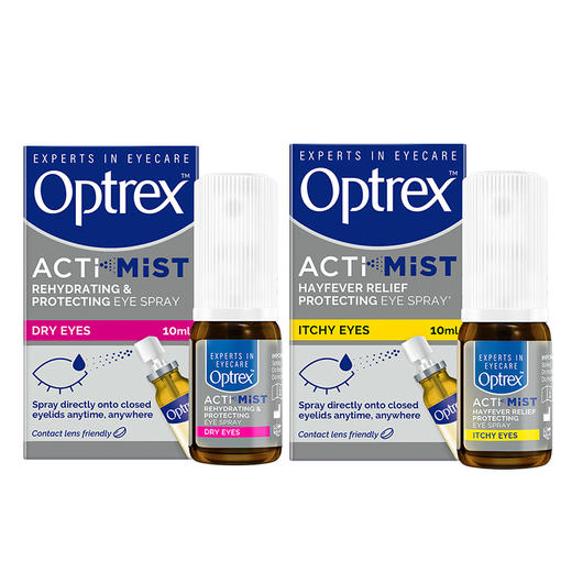 【宁波发】Optrex爱滴氏 眼干眼痒眼疲劳 润眼喷雾组合 商品图1
