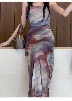 【门店同款】ENJOY秋季“光阴序语”东方紫霞晕染长裙 164747784