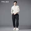 PINLI品立2025秋季新款男士宽松尖领纯色打底长袖衬衫休闲衬衣潮GD253113068 商品缩略图1