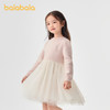 巴拉巴拉童装儿童连衣裙女童秋冬装网纱裙子针织小童宝宝洋气甜美 商品缩略图1