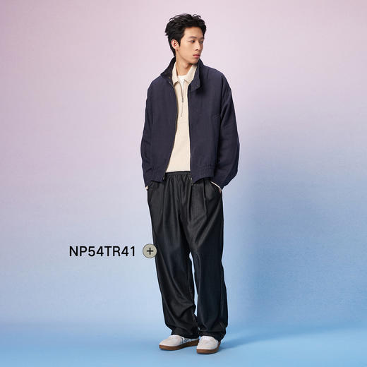 NPC潮牌复古老钱风100%【汉麻】哈林顿夹克男短款拉链上新NP57TJ29 商品图1