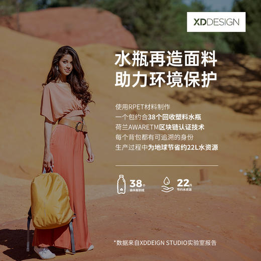 荷兰XDDESIGN爱思迪Bobby Soft通勤双肩包女森系高级感背包户外书包男士电脑防盗 商品图7