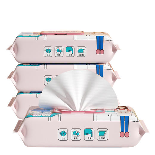 【蓝漂】我爱我家厨房湿巾40片3包装 家用去油去污清洁强力去油污 商品图7