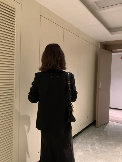 Maison Marg*a马吉*同款黑色无领西装西服 商品图10