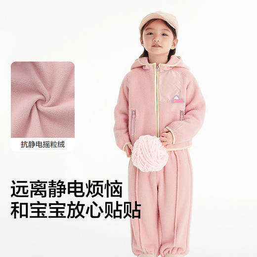 巴拉巴拉balaOne儿童套装女童男童2件套新款童装2025秋冬抗静电潮 商品图3