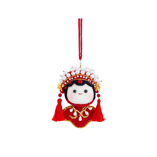 苏苏姐家喜之团手工DIY钩针装饰编织小物蕾丝挂件毛线团材料包 商品图5