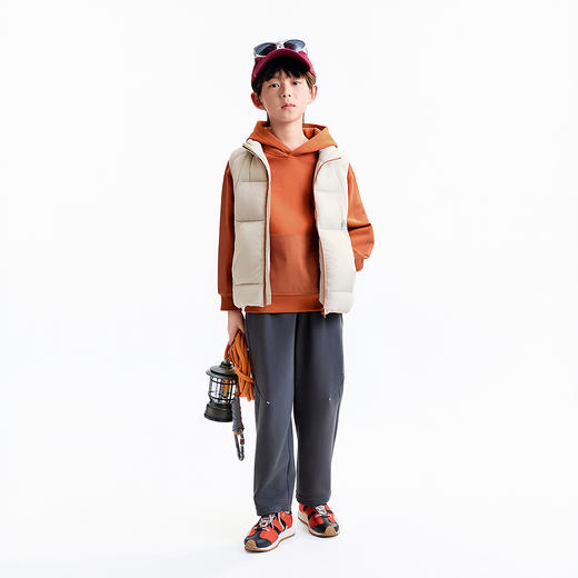 【实体店同款】男童全腰针织单裤秋季新款安奈儿童装AB536121 商品图3