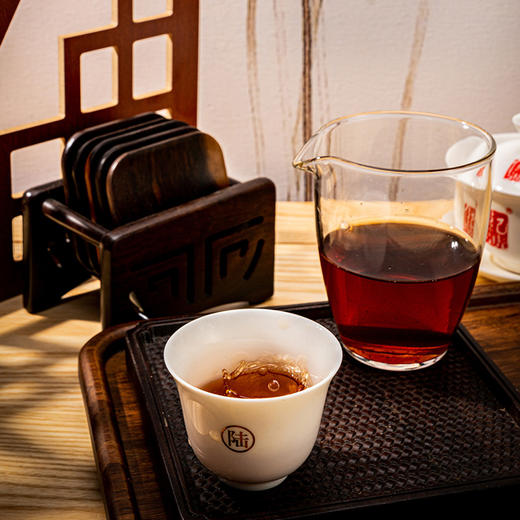 八马茶业 云南普洱熟茶 布朗山礼盒装357g【LXGWZQ3.0】 商品图4