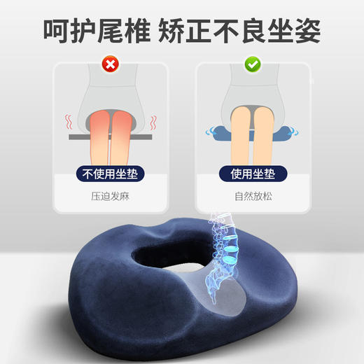 空心圆圈坐垫新款新品孕妇老人臀部屁股座垫尾椎骨骨折痔疮中空侧切垫 商品图1