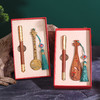 【古典乐器红木书签礼盒】古琴琵琶乐器梅兰竹菊创意木质书签礼盒装文创意精美礼品 商品缩略图2