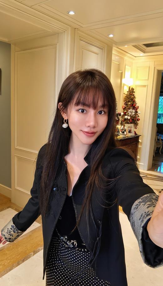 逸红颜明月优选#『暮朝歌』宫廷御制·墨竹手工珠绣亮片绣 直角斜襟西装 商品图6