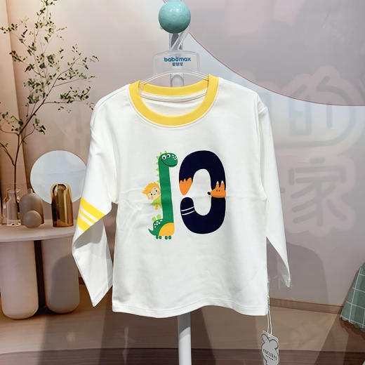 Cucutas男幼童长袖T恤CY25AUW506中绿/米白90#-120# 商品图9