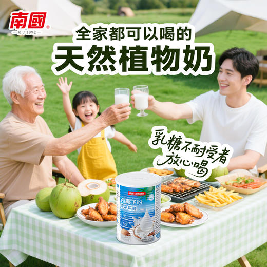 【南国食品】海南特产纯椰子粉360gX2罐装 商品图8