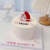 一家三口翻糖卡通蛋糕-低糖处理无添加 商品缩略图0