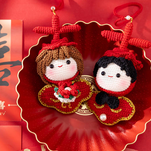 苏苏姐家喜之团手工DIY钩针装饰编织小物蕾丝挂件毛线团材料包 商品图2