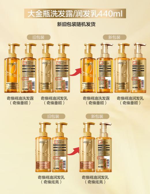 【自营】 欧莱雅 奇焕精油 奇焕垂顺洗护系列 多规格 商品图1