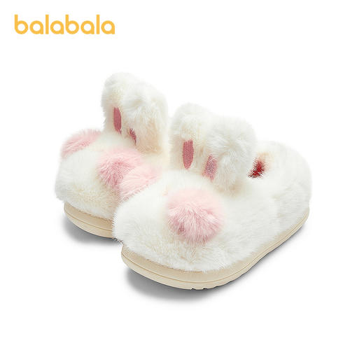 巴拉巴拉儿童棉拖鞋男女童宝宝2025家居鞋子包跟秋冬棉鞋动物萌趣 商品图4