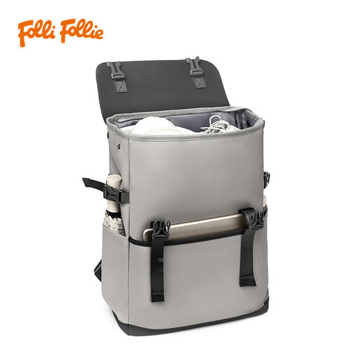 FolliFollie商务简约修身双肩包FF-D003A 商品图6