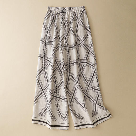 GYH 2897简约休闲薄款宽松阔腿裤 商品图3