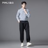 PINLI品立2025秋季新款男条纹方领打底长袖衬衫衬衣潮GD253113054 商品缩略图3