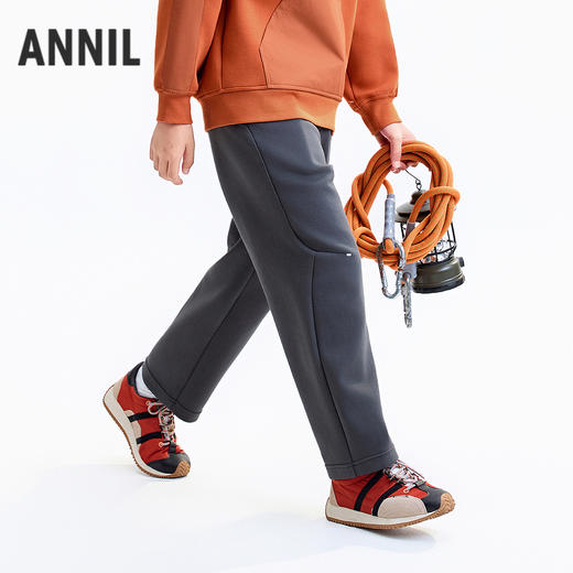 【实体店同款】男童全腰针织单裤秋季新款安奈儿童装AB536121 商品图1