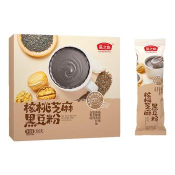 燕之坊核桃芝麻黑豆粉320g黑芝麻糊炖奶五黑营养早餐米糊即食速食代餐粉 /水饮冲调 /冲饮谷物 /芝麻糊 商品图3