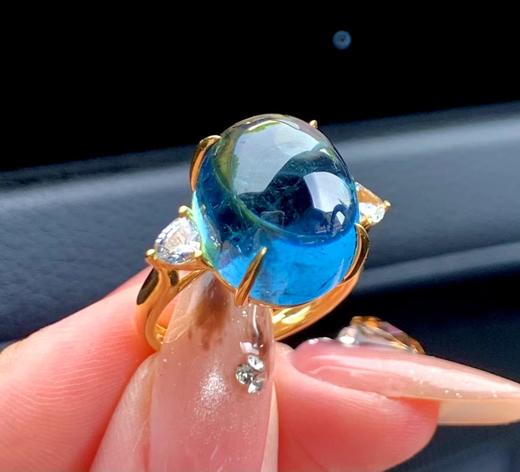 17.7ct素面碧玺戒指 商品图1