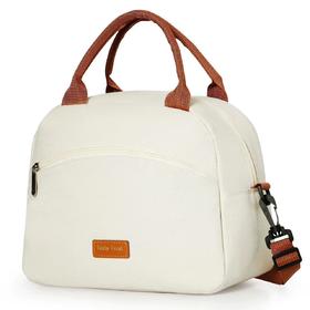 新款新品可斜跨饭盒袋大容量饭盒包多功能手提午餐包保温袋便当包新款新品