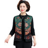 LO-25K600妈妈秋装绣花马甲外套新中式国风新款中老年春秋刺绣坎肩背心马夹 商品缩略图4