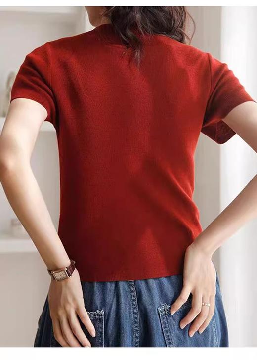 【门店同款】ENJOY秋季基础圆领针织打底衫 164944198 商品图2