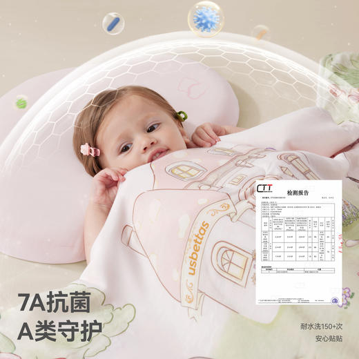 贝肽斯儿童浴巾超软新生婴儿全棉带帽斗篷可穿宝宝速干a类洗澡巾 商品图4