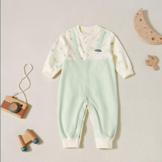 [春季上新]卓儿秋季连体衣新生儿全棉宝宝长袖舒适衣服婴儿打底衫萌娃穿搭 商品图1