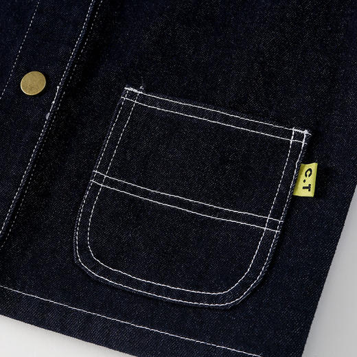 棉花堂防褪色V领软牛仔童装外套——FA52034 商品图9