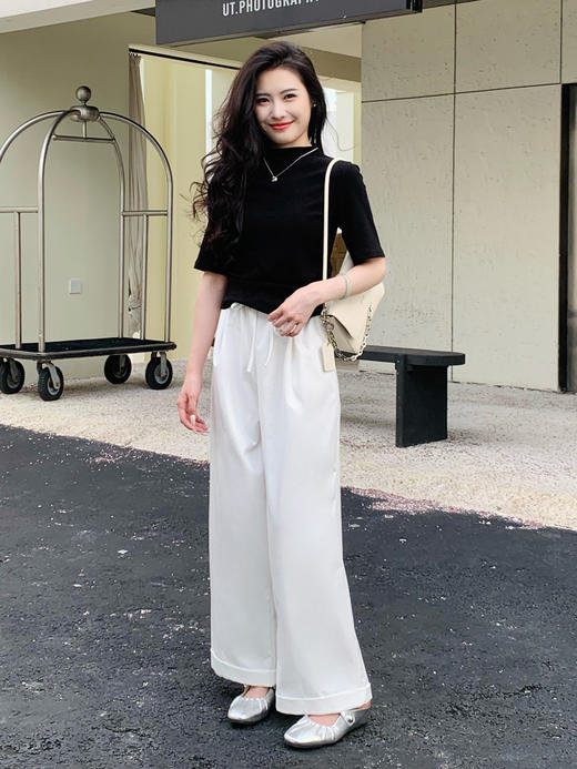 【百图lulu定制】【提气色小衫】软糯 细腻高弹 收腰 短袖 小衫 T恤 商品图13