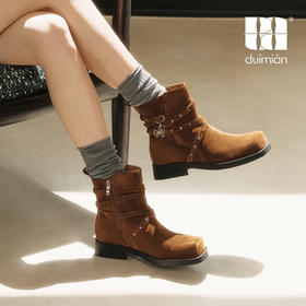 对面duimian-复古马丁靴秋冬款游星短靴