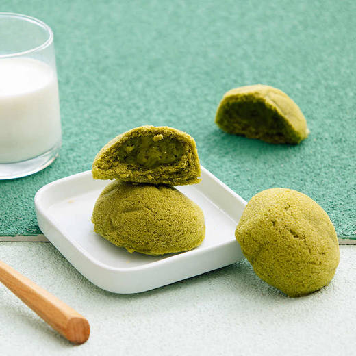 市冈 抹茶味夹心蒸蛋糕 商品图2