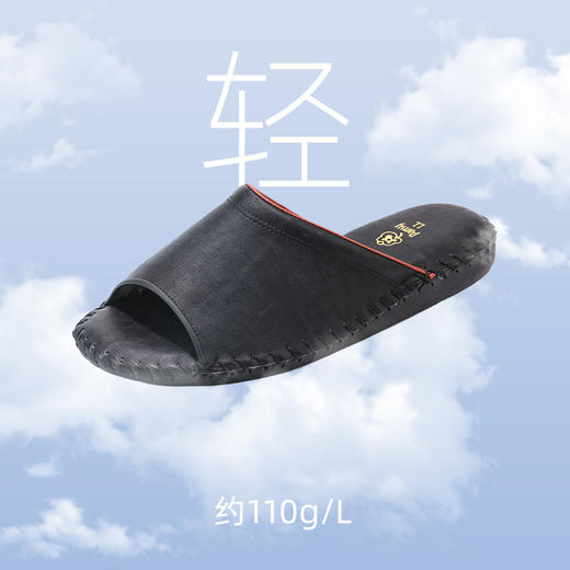 Pansy盼喜日本男拖鞋居家情侣拖鞋防滑室内地板静音男士四季拖鞋HD9723 商品图2