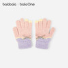 巴拉巴拉balaOne儿童手套女童五指撞色蝴蝶结2025年新款舒适保暖 商品缩略图2
