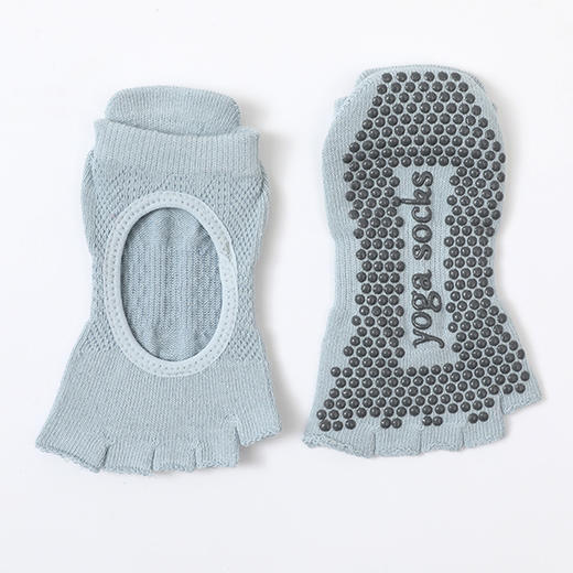 【49元任选3双】【腾飞系列】2025新款普拉提袜子夏季五指袜网眼运动防滑透气露脚趾短筒瑜伽袜（活动产品，收货7天内支持退换） 商品图4