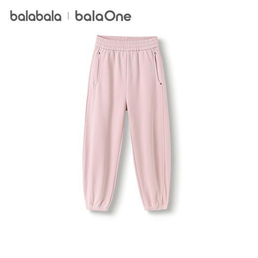 巴拉巴拉balaOne童装儿童加绒裤子女童运动长裤2025冬装新款保暖 商品图4