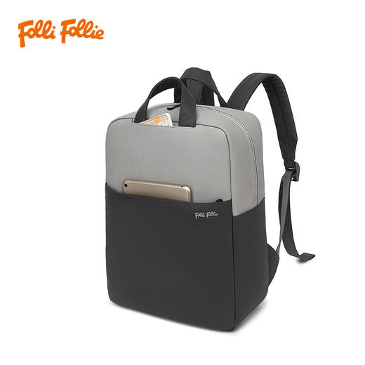 FolliFollie商务简约修身双肩包FF-D001A 商品图2