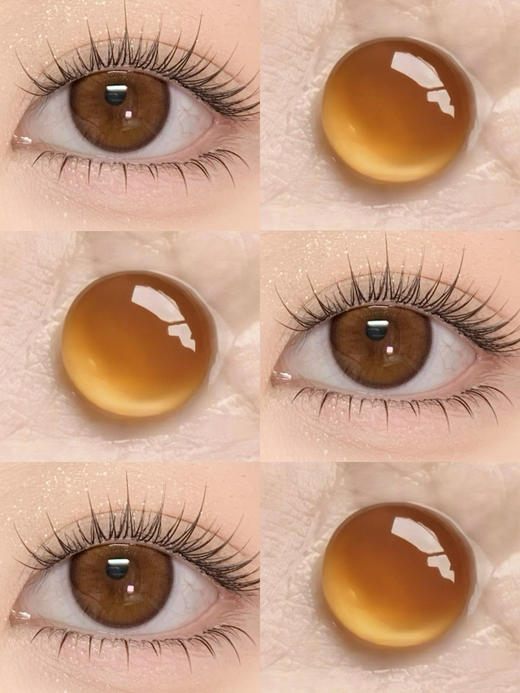 半年抛 kirafairy 塑造天生 14.2 着色13.6 琥珀自然棕 商品图5