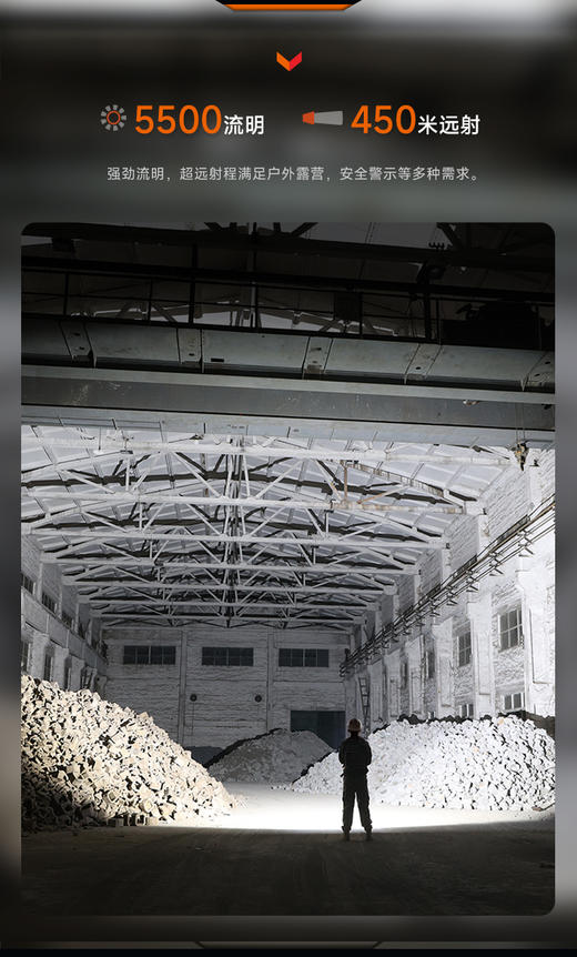 FENIX菲尼克斯CP50R多功能露营灯5500流明可调色温长续航吸附照明 商品图2