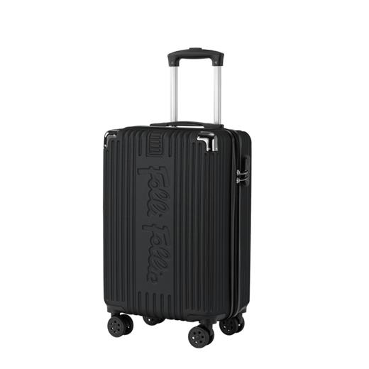 FolliFollie时尚FF竖条纹包角拉杆箱20英寸黑色FF-Y107A 商品图5