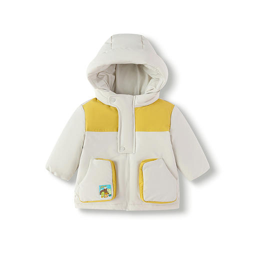 巴拉巴拉balaOne儿童羽绒服男童连帽外套童装2025冬新款厚款保暖 商品图4