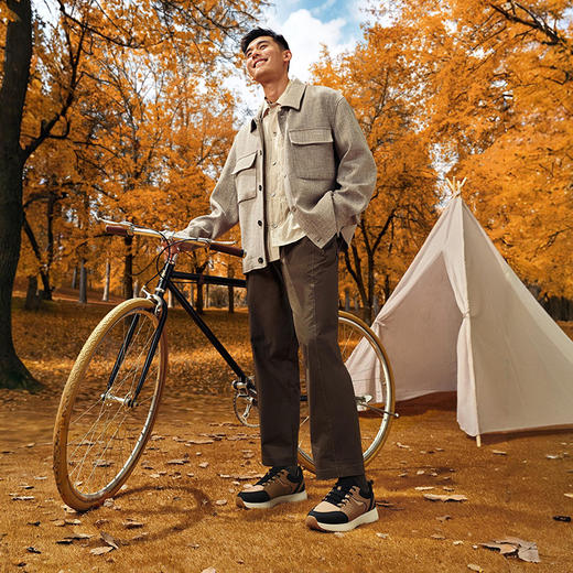 Pansy盼喜日本男鞋轻便舒适透气百搭休闲运动鞋HDN1121 商品图3